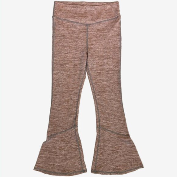Free People Movement Good Karma Flare Crop Leggings Rare Copper Color Size M - Picture 2 of 12
